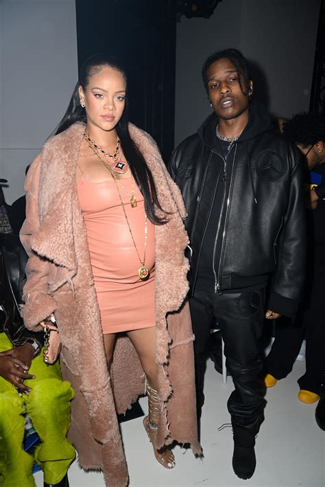 Pregnant Rihanna, A$AP Rocky Out Shopping at Baby Dior in 